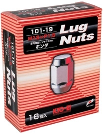 Колесные гайки KYO-EI Lug nuts 19hex M12x1,5 16 шт хром фото 4