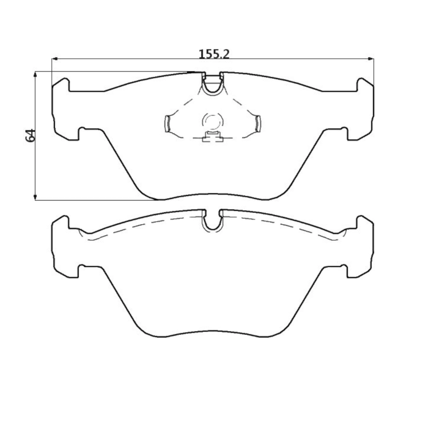 Тормозные колодки Winmax W6.5 (RS19) 386 EIP017 BMW Z4 E85/E86, X3 E83, 2.5i/3.0i, M3 E46, 525i/528i/535i E39, передние фото 4