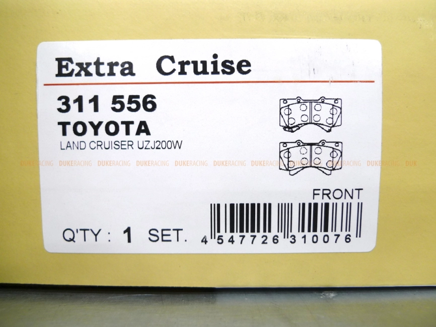 Тормозные колодки Dixcel EXTRA Cruise EC-311556 Toyota Land Cruiser 200 Lexus LX570 передние фото 1