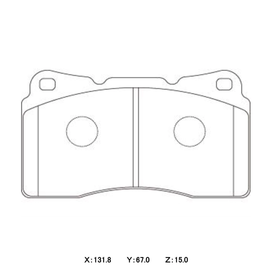 Тормозные колодки Winmax WN1 370 EP357 Subaru Impreza WRX GDB GRB Brembo® 4pot передние фото 3