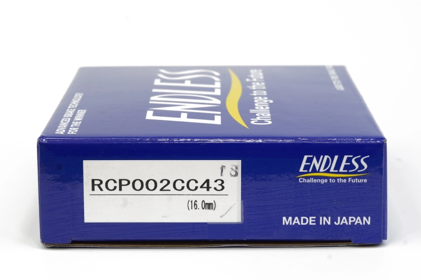 Тормозные колодки Endless RCP002 N35S CC43 16MM для гоночных суппортов Alcon®, Brembo® 4pot, JBT FB4P1 фото 6