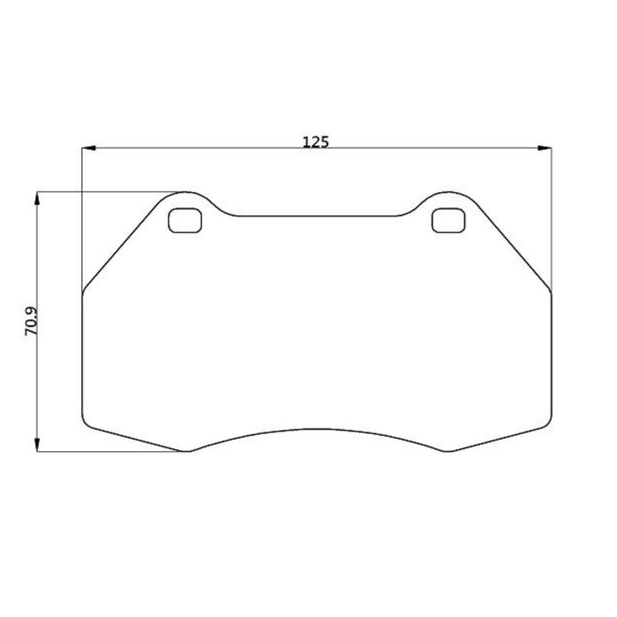 Тормозные колодки Winmax W5 827 EIP191 Renault Alpine A110 Clio RS Megane Alfa Romeo MiTo Brembo® 4pot передние фото 3