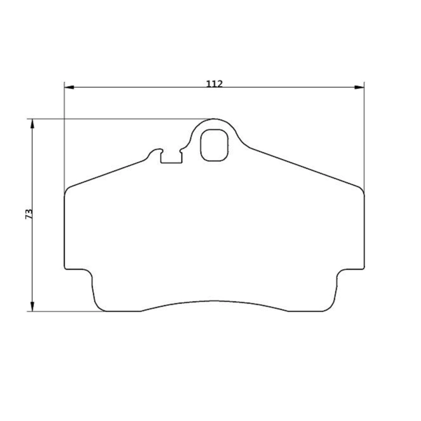 Тормозные колодки Winmax W6.5 (RS19) 756 EIP073 Porsche 911 996 997.1 Carrera 2&4 987 Boxster 3.2 3.4, Cayman задние фото 3