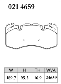 Тормозыне колодки Dixcel Premium type P-0214659 Land Rover DISCOVERY-4 5.0 V8 SC Brembo® 6pot передние фото 1