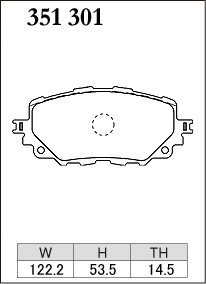 Тормозные колодки Dixcel S type S-351301 Mazda MX5 Roadster ND5RC FIAT 124 Spider передние фото 1